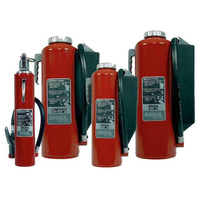 RED LINE Cartridge-Operated Hand Portables—Dry Chemical - Bison Fire Protection Inc.